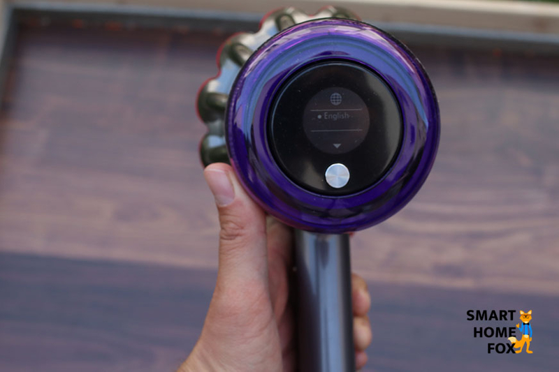 Affichage du Dyson V11